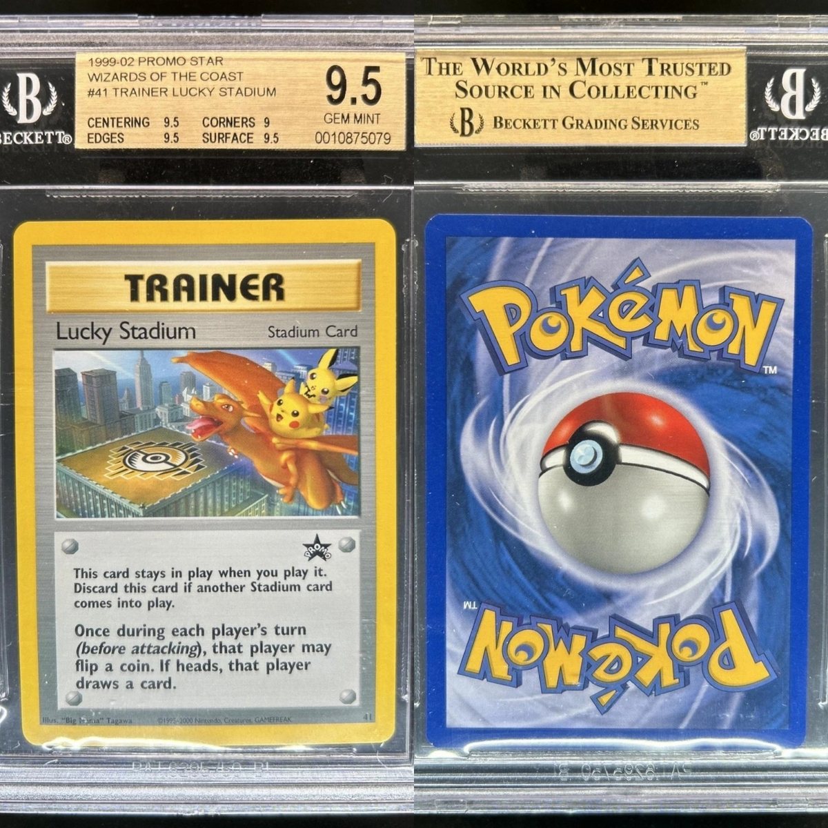 🔥 BGS 9.5 GEM MINT LUCKY STADIUM | WOTC BLACK STAR PROMOS #41 🔥 – Photo 1