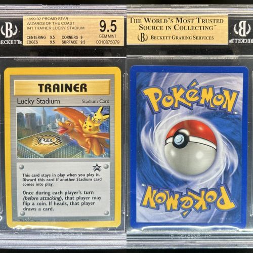 🔥 BGS 9.5 GEM MINT LUCKY STADIUM | WOTC BLACK STAR PROMOS #41 🔥
