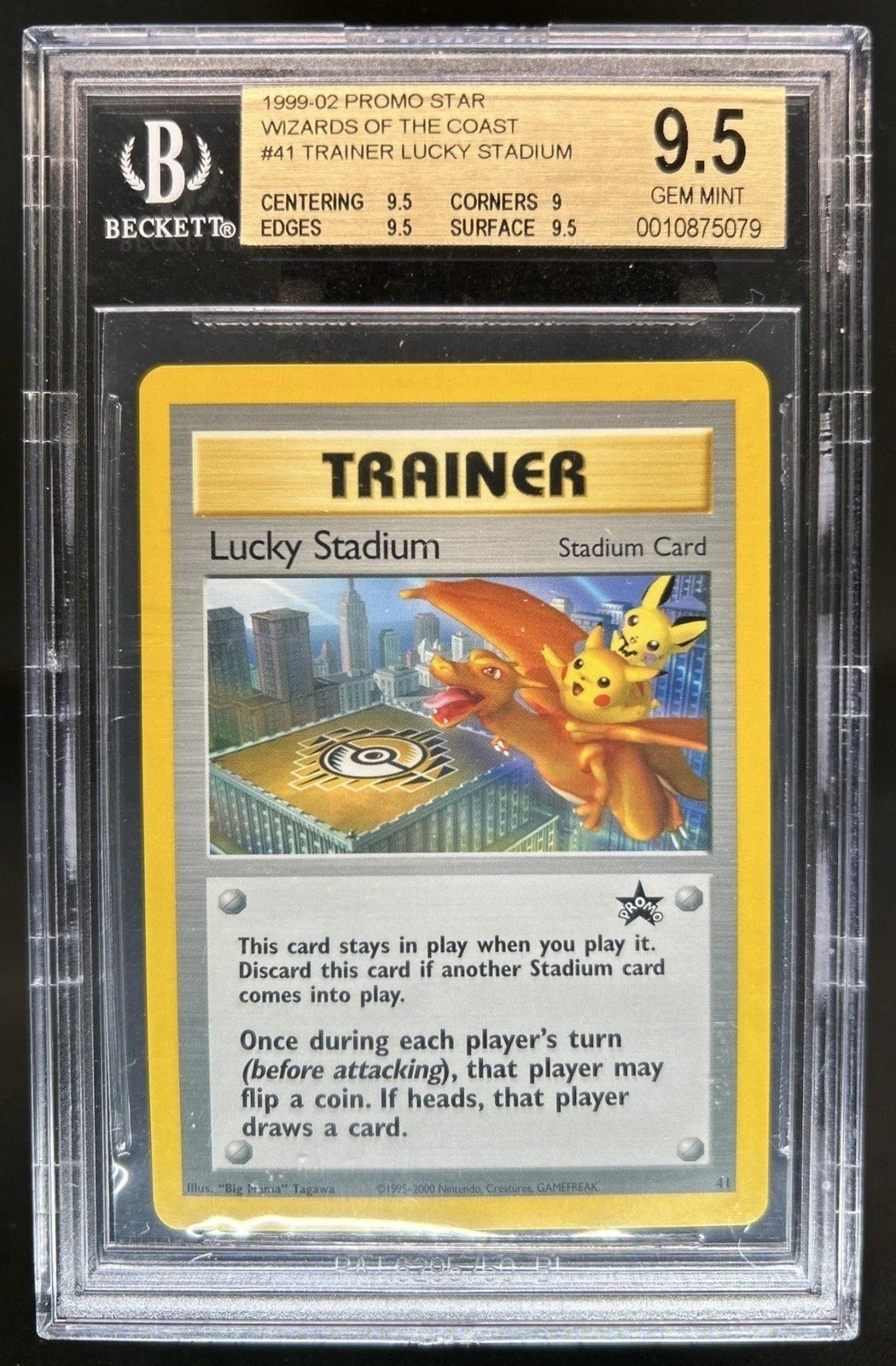 🔥 BGS 9.5 GEM MINT LUCKY STADIUM | WOTC BLACK STAR PROMOS #41 🔥 – Photo 2